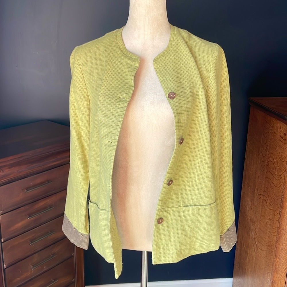Sigrid Olsen Sport Linen Cotton Jacket - Picture 6 of 9